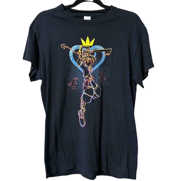 Shadow Of The Keyblade Kingdom Hearts pullover Gildan medium Graphic pop up tee - Picture 1 of 8